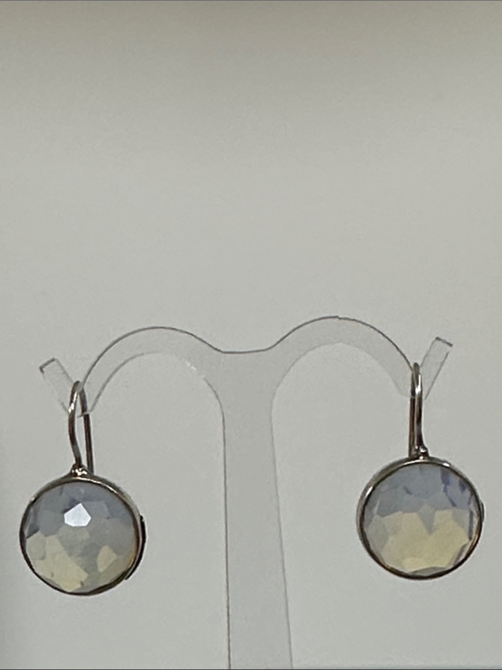 NAVAJO 925 Sterling Silver Opal Earrings